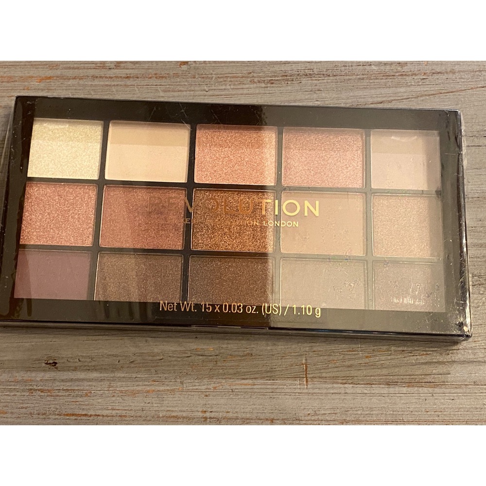 Makeup Revolution Re-Loaded Iconic 3 Eyeshadow Palette 15 Shades Rose Gold New